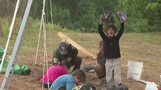 Kids are digging for history at Youth Archaeology Week [upl. by Epperson]