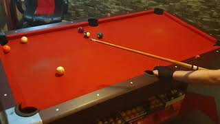 6ft pool table  9 ball break and run 159 [upl. by Marentic]