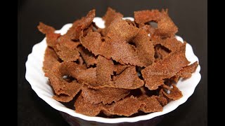 Ragi Chips Recipe  Nachni Chips Recipe😋😋 [upl. by Nicki644]