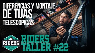 Diferencias y montaje de tijas telescópicas Riders Taller 22 [upl. by Junette]