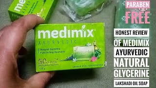 My honest review of Medimix Ayurvedic Natural Glycerine Lakshadi Oil Soap [upl. by Sallyann]