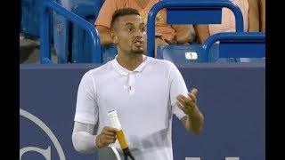 Nick Kyrgios has explosive meltdown in Cincinnati [upl. by Eicak]