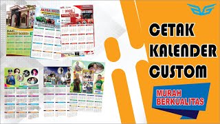 CETAK KALENDER CUSTOM  DAARUT TAUHID [upl. by Odranar153]