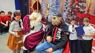 Sveti Nikola i Krampus posjetili su Područnu školu u Novoj Jošavi  6122024 [upl. by Johnathan]