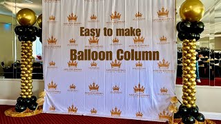 Easy to make Balloon Column Balloon Decoration balloondecoration asmr [upl. by Eel965]