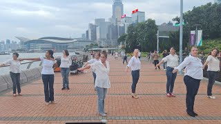 LA XXIII BIENAL DE FLAMENCO SEVILLA FLASHMOB 2024 in Hong Kong labienal laBienal2024 [upl. by Notsehc]