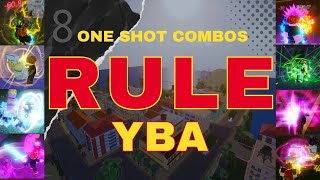 8 One Shot Combos RULE YBA Now [upl. by Ineslta181]