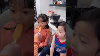 ice cream prank on baby 🤣🌈❤️✅🚀😱👶🏻🍦 [upl. by Raphaela963]