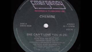 Chemise  She Cant Love You  DISCO  FUNK 1982 [upl. by Marilou]