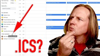 Add ICS file to Google Calendar [upl. by Fortin711]