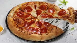 HOW TO MAKE THE BEST HOMEMADE PIZA HOMEMADE PIZZA [upl. by Norrahs]