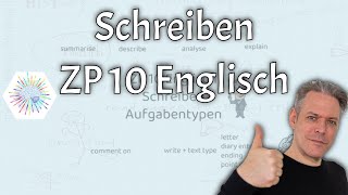 ZP 10 Englisch Schreiben Aufgabentypen Operatoren [upl. by Anigroeg]