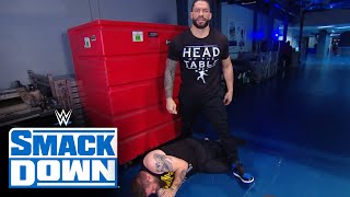 Roman Reigns attacks Kevin Owens SmackDown Dec 11 2020 [upl. by Nomed]