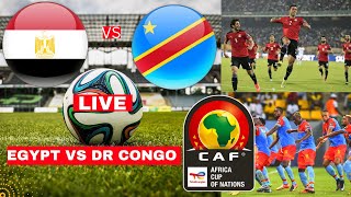 Egypt vs DR Congo Live Stream Africa Cup of Nations AFCON Football Match Today Score Pharaohs Direct [upl. by Enajiram21]