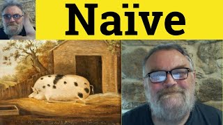 🔵 Naive Meaning  Naïve Examples  Naivety Defined  Naïvely Definition  Essential GRE Vocabulary [upl. by Zetram]