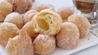 Buñuelos de Viento 💨  SIN LEVADURA  ¡RECETA TRADICIONAL [upl. by Vandervelde239]