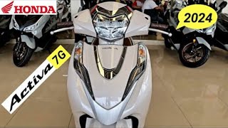 New Honda Activa 7G 2024 Review Specs Launch Date Price and Features [upl. by Anaila]