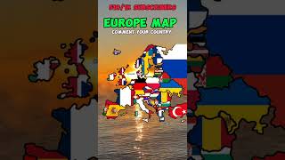 Europe Map shorts europe map geography [upl. by Pessa372]