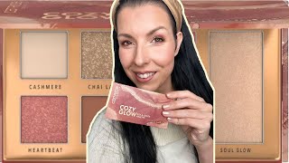 DROGÉRIÁS REMEKMŰ ÚJ CATRICE COZY GLOW PALETTA Smink amp Swatch [upl. by Ahsemit677]