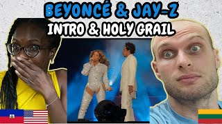 REACTION TO Beyoncé amp JayZ  Holy Grail Intro Live at On The Run 2  FIRST TIME WATCHING [upl. by Acirne378]