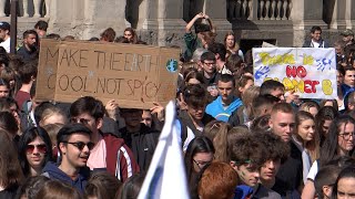 FRIDAY CLIMATE STRIKE  Milan 2019 [upl. by Ateekan]