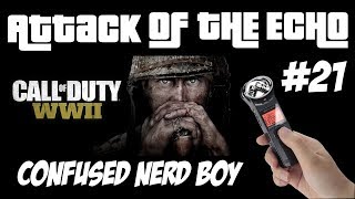 LMAO HE DOESNT HAVE A CLUE Confused Nerd Boy  Attack Of The Echo 21  COD WW2 [upl. by Lotz]