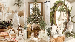 Rustic Holidays Farmhouse Christmas Decor Ideas [upl. by Fin444]