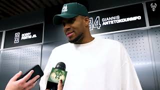 Giannis Antetokounmpo Postgame Media Availability  111824 [upl. by Anurag]