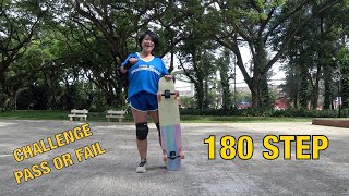 7 Longboard Beginner Trick 180 Step  Challenge [upl. by Any266]