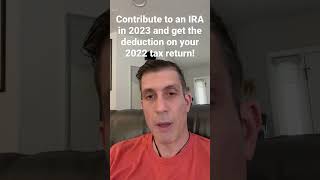 Traditional IRA Contribution in 2023 Towards 2022 [upl. by Ahsiadal977]