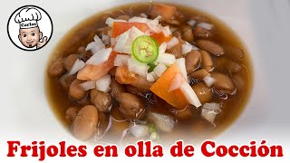 Cómo cocinar Frijoles en olla de Cocción [upl. by Paulita]