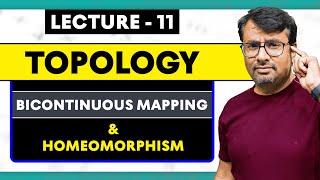 Topology  Bicontinuous Mapping and Homeomorphism in Topology  Concepts With Example by Gp sir [upl. by Lesak]