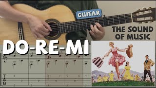 DoReMi  The Sound of Music Guitar Notation  TAB [upl. by Calypso]