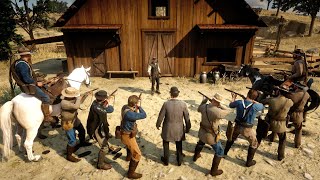 John Marstons Death Scene But This Time He Is Prepared  Red Dead Redemption 2 [upl. by Roede531]