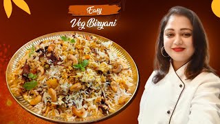 Veg Dum Biryani Recipe for Beginners Quick and Easy [upl. by Sevein165]