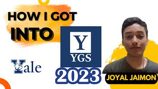 My YYGS Application Journey  Joyal Jaimon [upl. by Aderf]