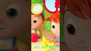 Apples and Bananas Song  CoComelon Nursery Rhymes amp Kids Songs shorts [upl. by Woolcott131]