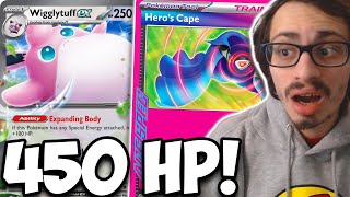 450 HP Wigglytuff ex Deck It Isnt Getting KOd Temporal Forces PTCGL [upl. by Hairahcaz]