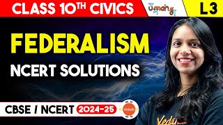 Federalism Class 10 NCERT Solutions  CBSE Class 10 Political Science Civics Chapter 2 [upl. by Romaine848]