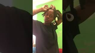 How to Bantu Knot two strands with AhavaFelicidad [upl. by Cusick]