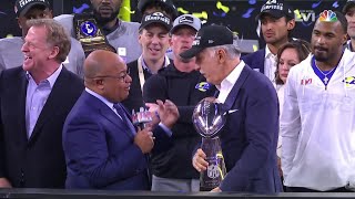 Super Bowl LVI Trophy Presentation for Los Angeles Rams [upl. by Louie789]