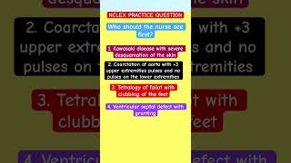 NCLEX Practice Question  NCLEX Question and Answer  ADAPT NCLEX Review shorts nclex nclexprep [upl. by Ennybor]