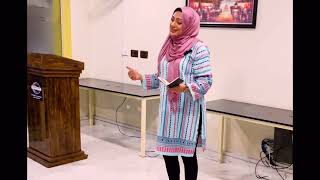 Toastmasters Winning Evaluation Speech RTC TM Erum Rizvi  Public speaking [upl. by Glovsky]