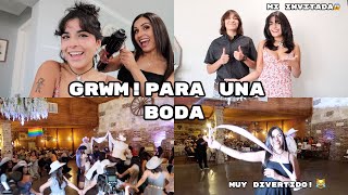 GRWM para una BODA Gabbie fue mi invitadaCon mis padres [upl. by Natika720]