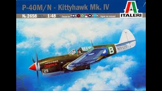 ItaleriÂ´s 148 Curtiss P40MN Kittyhawk MkIV [upl. by Siegel824]