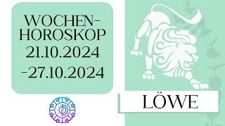 ♌ Wochenhoroskop  Löwe  2110271024  KW 432024 [upl. by Lynd759]