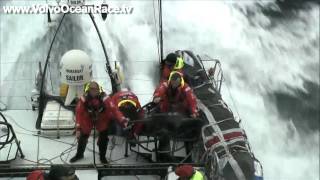 The full force of the Atlantic  Volvo Ocean Race 200809 [upl. by Holbrooke]