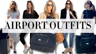 Airport Travel Outfits TRYON Elevated amp comfortable Rewearable items included [upl. by Harwell951]