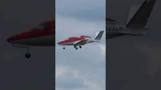 2023 Cirrus SF50 G2 Vision Jet  Landing  New Century AirCenter JCIKIXD  N523LR [upl. by Emanuele]