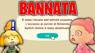 ACCOUNT BANNATI per materiale ILLEGALE su ANIMAL CROSSING😱 [upl. by Powder]